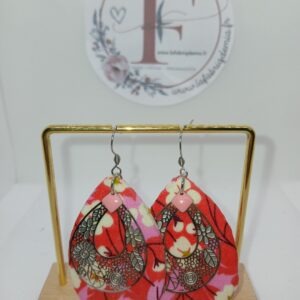 Boucles d'oreilles  bois Marie 491