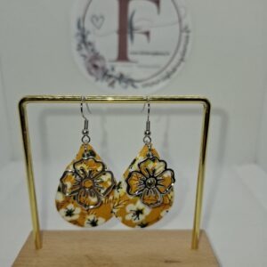 Boucles d'oreilles  bois 572