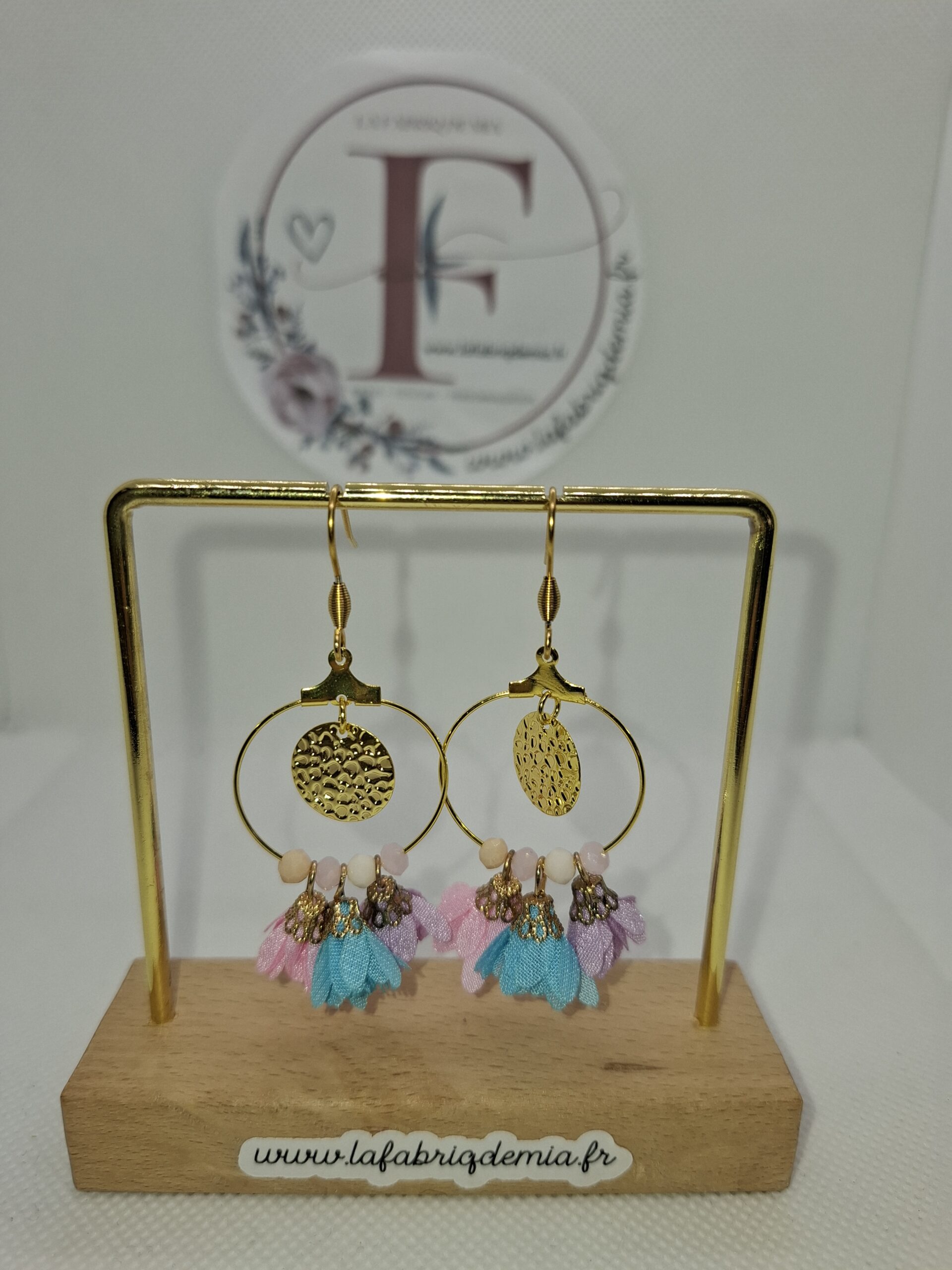 Boucles d'oreilles Pompon 641