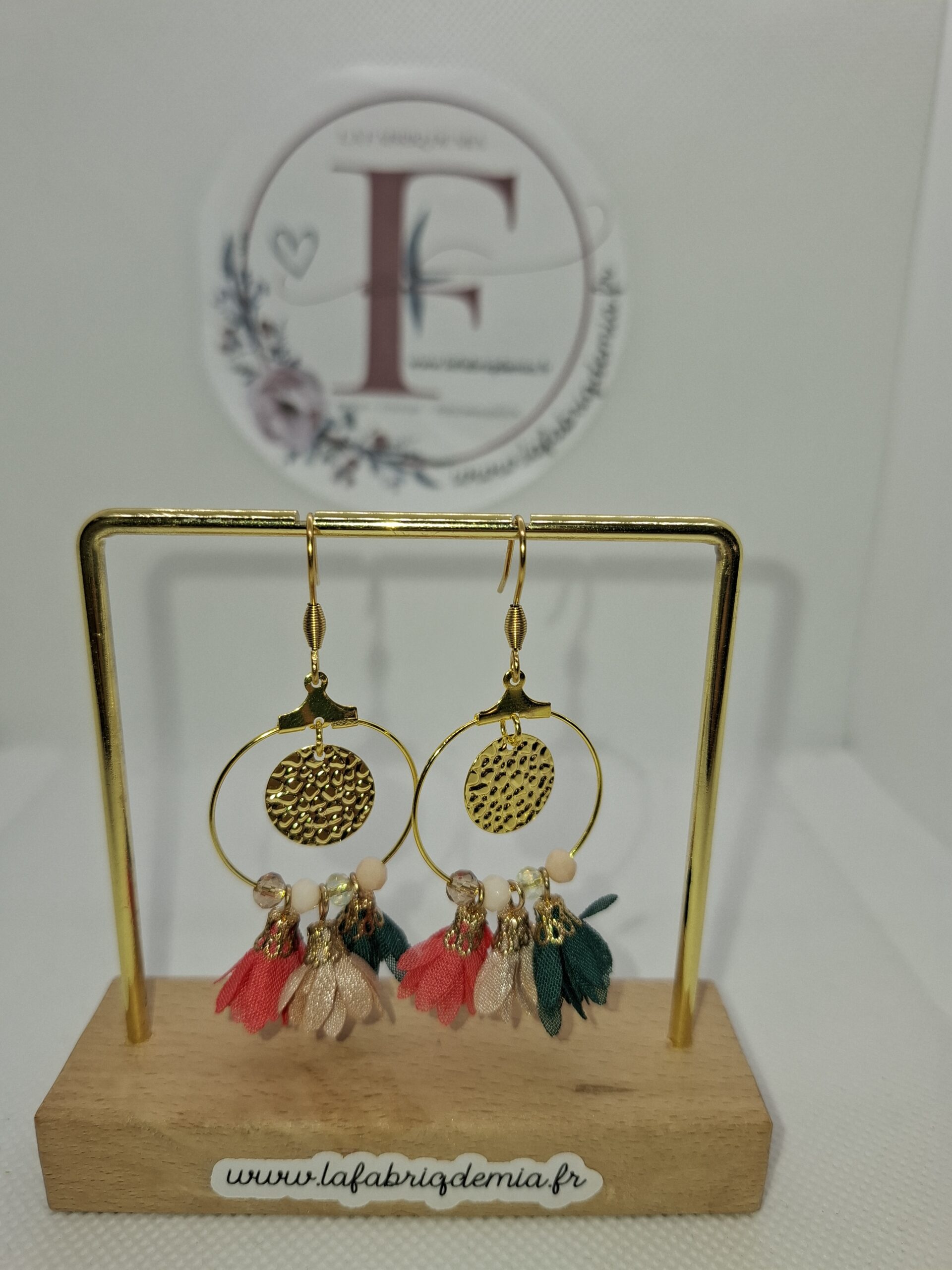 Boucles d'oreilles Pompon 642