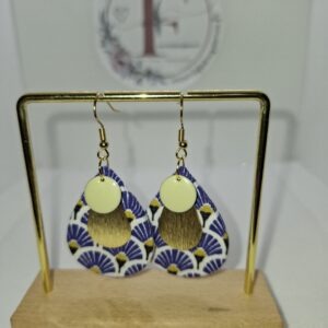 Boucles d'oreilles  bois 663