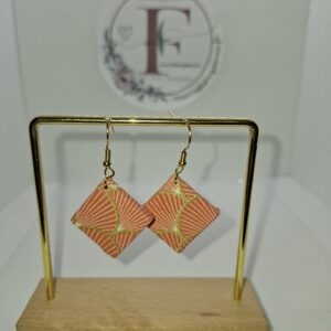 Boucles d'oreilles bois 669