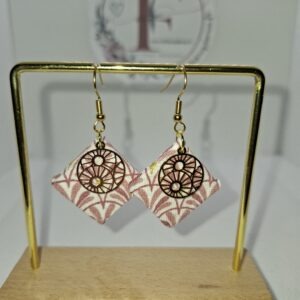Boucles d'oreilles bois 670