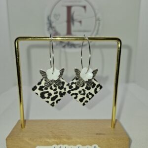 Boucles d'oreilles bois 671